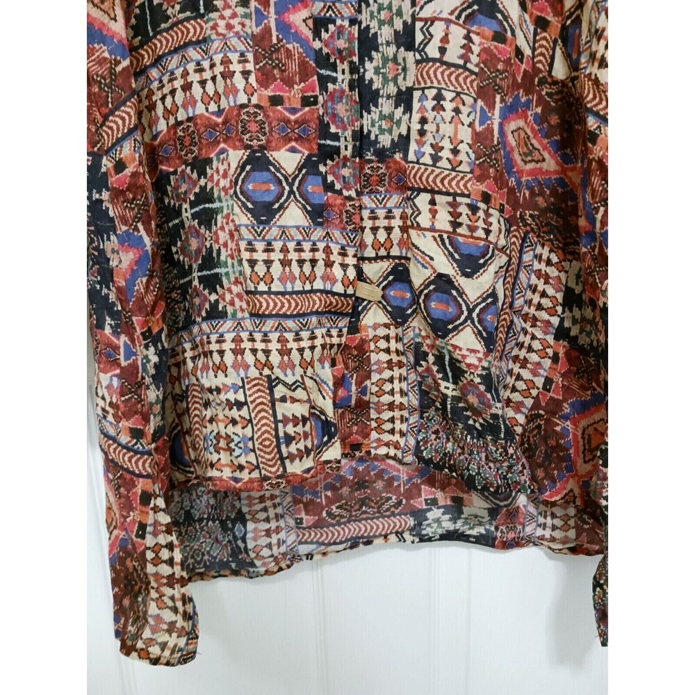 Johnny Was Workshop Voyager Patchwork Print Women… - image 7
